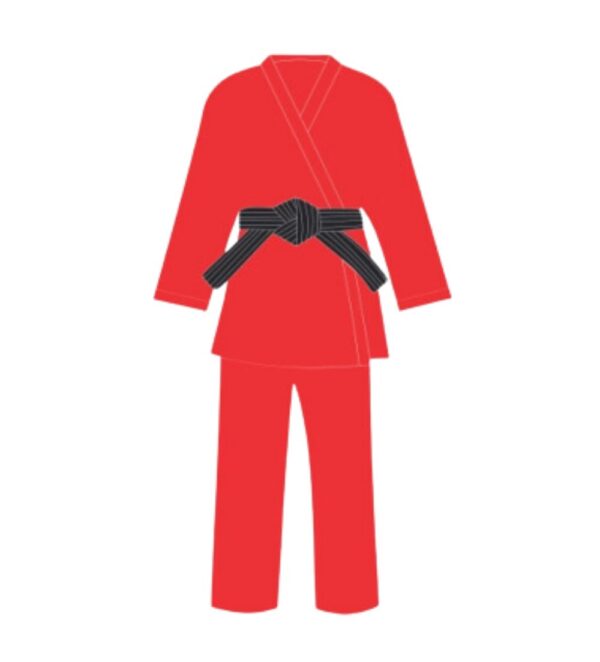 Red Karate Uniform
