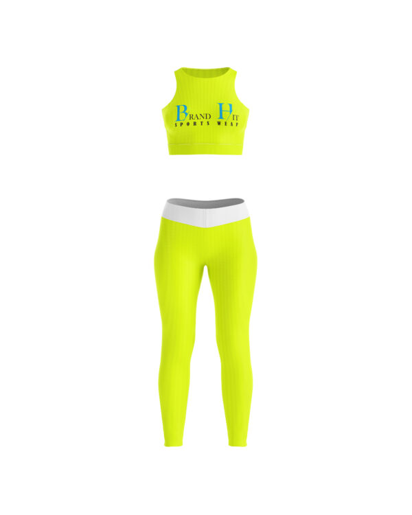 Women's Yoga Outfit(Neon Yellow)